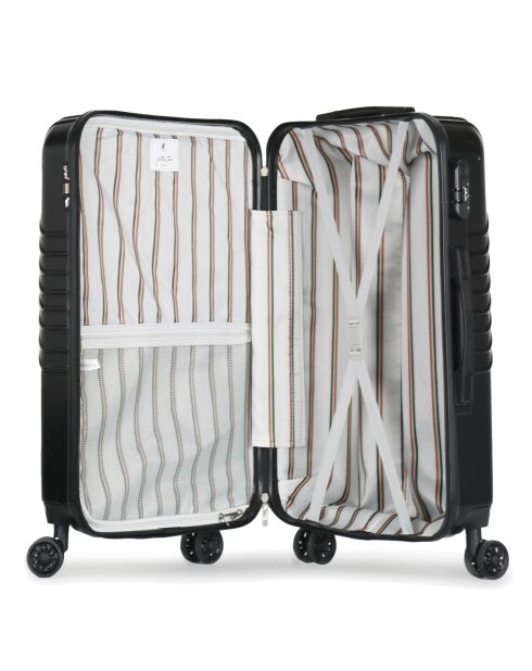 Peter mittelgroßer Reisekoffer mit 4 Rädern, 65 cm, schwarz