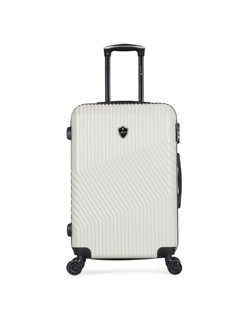 3 valigie doppie a 4 ruote + Vanity Peter 55/65/75 cm beige