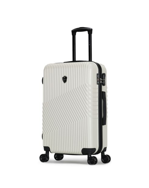 3 valigie doppie a 4 ruote + Vanity Peter 55/65/75 cm beige