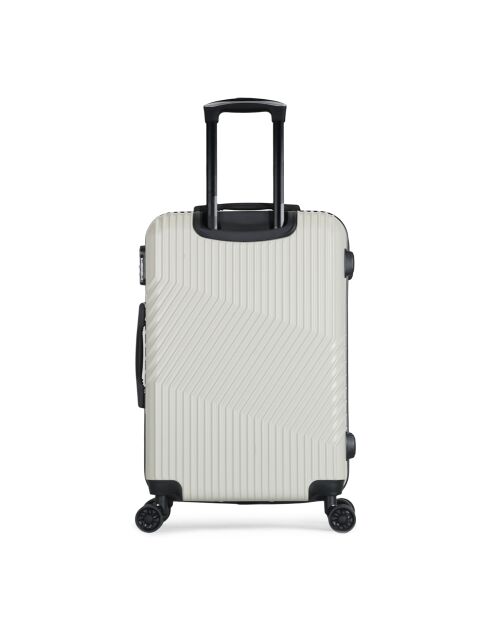 3 valigie doppie a 4 ruote + Vanity Peter 55/65/75 cm beige