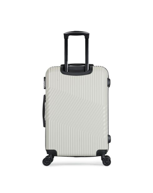 Valise Long Séjour 4 roues Peter 75 cm blanche