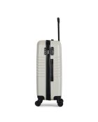Valise Moyen Séjour 4 roues Peter 65 cm blanche
