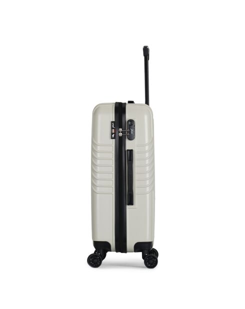Peter mittelgroßer Reisekoffer mit 4 Rädern, 65 cm, weiß