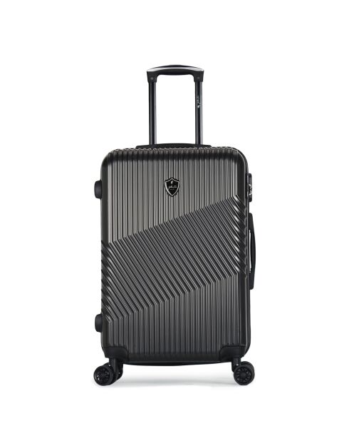 3 Valises + Vanity Case Peter 55/65/75 cm gris foncé