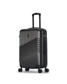 3 Valises + Vanity Case Peter 55/65/75 cm gris foncé