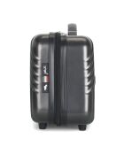 3 Valises + Vanity Case Peter 55/65/75 cm gris foncé