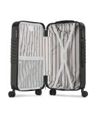 Valise Moyen Séjour 4 roues Peter 65 cm gris foncé