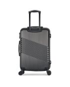 Valise Moyen Séjour 4 roues Peter 65 cm gris foncé