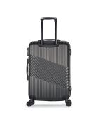 Valise Cabine 4 roues doubles Peter 55 cm gris foncé