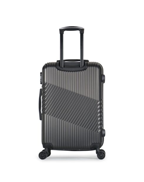 Valise Cabine 4 roues doubles Peter 55 cm gris foncé
