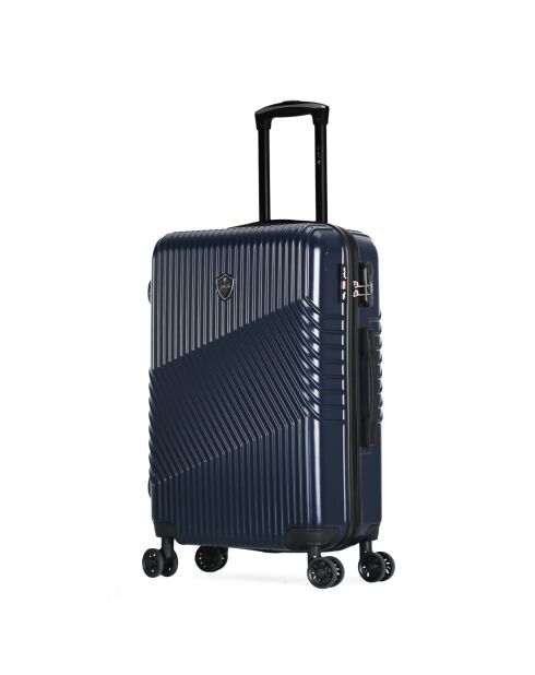 Valise Long Séjour 4 roues Peter 75 cm bleu marine