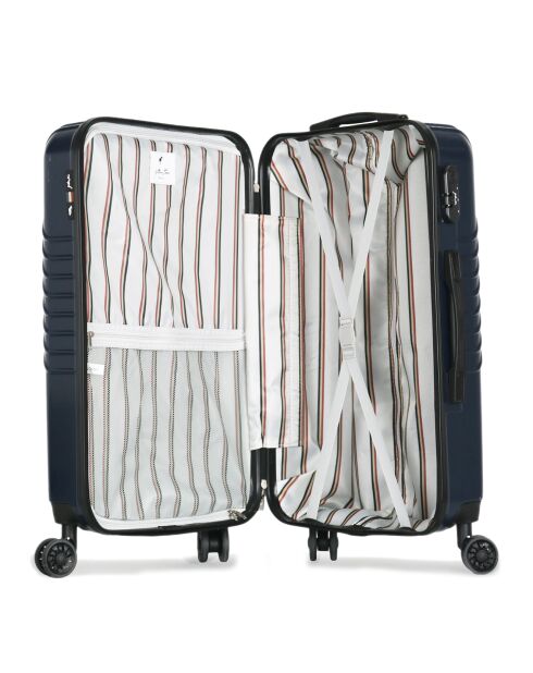 Valise Long Séjour 4 roues Peter 75 cm bleu marine