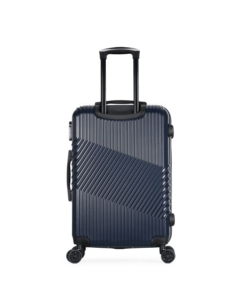 Valise Moyen Séjour 4 roues Peter 65 cm bleu marine