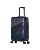 Valise Moyen Séjour 4 roues Peter 65 cm bleu marine
