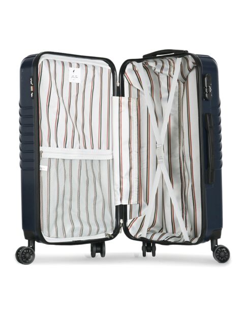 Valise Cabine 4 roues Peter 55 cm bleu marine