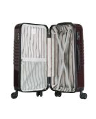 Valise Long Séjour 4 roues Peter 75 cm rouge bordeaux foncé