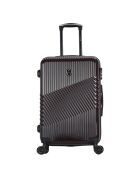 Valise Cabine 4 roues doubles Peter 55 cm bordeaux foncé