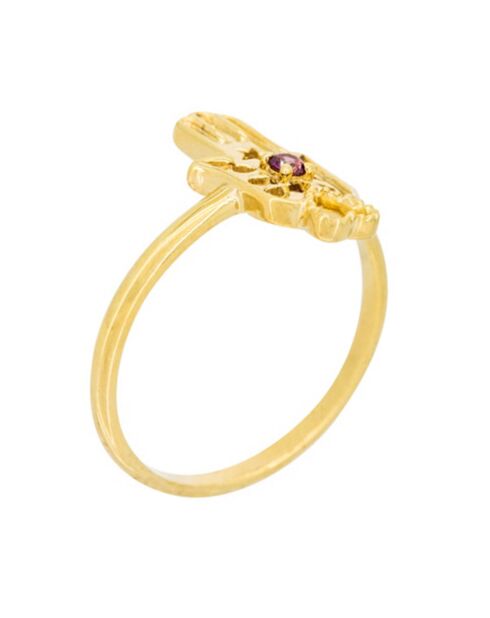 Bague Ethnic en Vermeil dorée