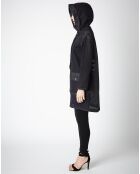 Trench Sugar mi-long en Coton marine/écru