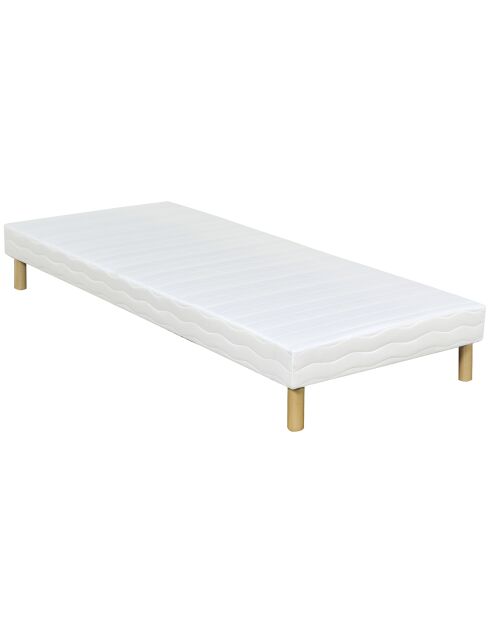 Ensemble matelas & sommier Magellan blanc/jaune - 80x200 cm