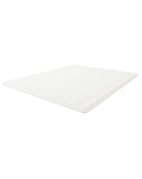 Surmatelas 5 cm Mirabeau blanc - 80x200 cm