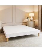 Honfleur weißes Boxspringbett - 140x190 cm