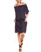 Robe en Lin Ines marine