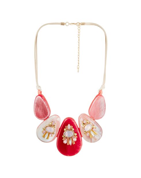 Zilveren ketting met kersen
