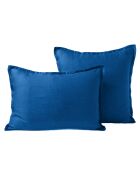 Taie d'oreiller 100% Satin de Coton Julia indigo