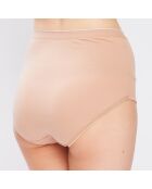 2 Culottes taille haute Betty beiges