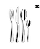 Ménagère Iris argentée - 48 pièces