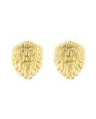 Boucles d'oreilles Anaëlle en laiton doré
