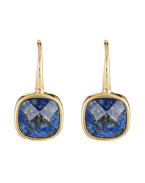 Boucles d'oreilles Ella Lapis en laiton doré