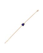 Bracelet Frida Lapis en laiton doré