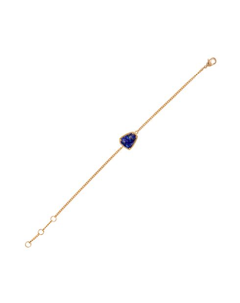 Bracelet Frida Lapis en laiton doré