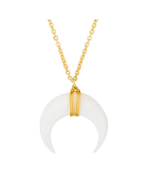 Collier Loreleï en laiton doré