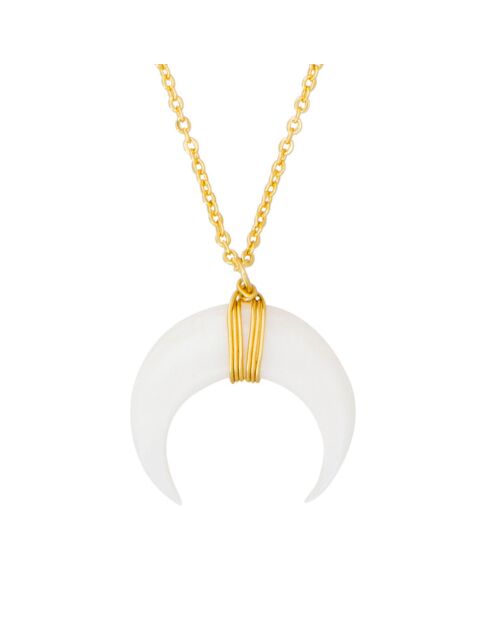Collier Loreleï en laiton doré
