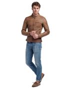 Calvin Cognac Lammfelljacke