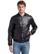 Michal schwarze Lammlederjacke