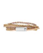 Bracelet Falls doré/nude