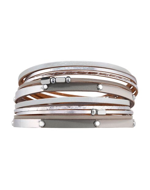 Brazalete plateado Amelio