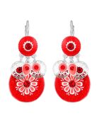 Boucles d'oreilles Frugal cerise