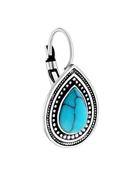 Boucles d'oreilles Okaos turquoise