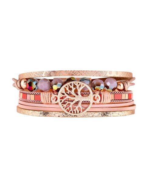 Manchette Natura Foresta rose