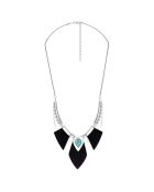 Fogarone zilver/zwarte ketting