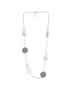 Sautoir Sofia argenté/doré/noir