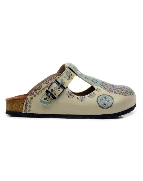 Mules Aurore beige/multicolore