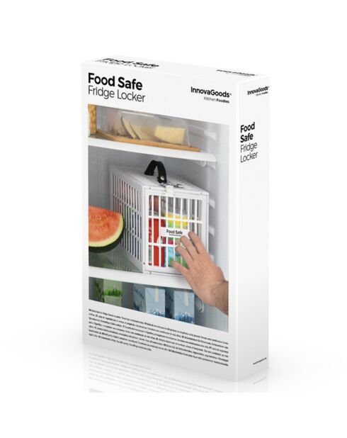 Cage de Sécurité pour Réfrigérateurs Food Safe blanche