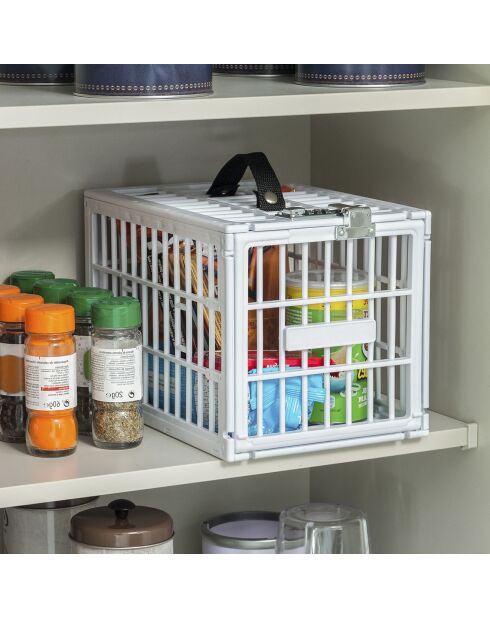 Cage de Sécurité pour Réfrigérateurs Food Safe blanche