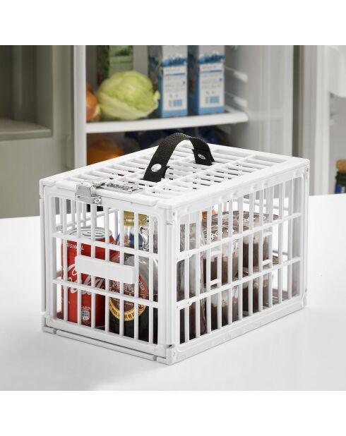 Cage de Sécurité pour Réfrigérateurs Food Safe blanche